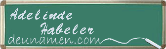 Adelinde Habeler Visitenkarte